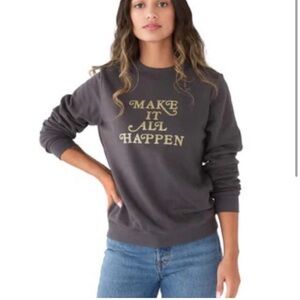 Ban.do “Make it all Happen” Sweatshirt NWT Sz M